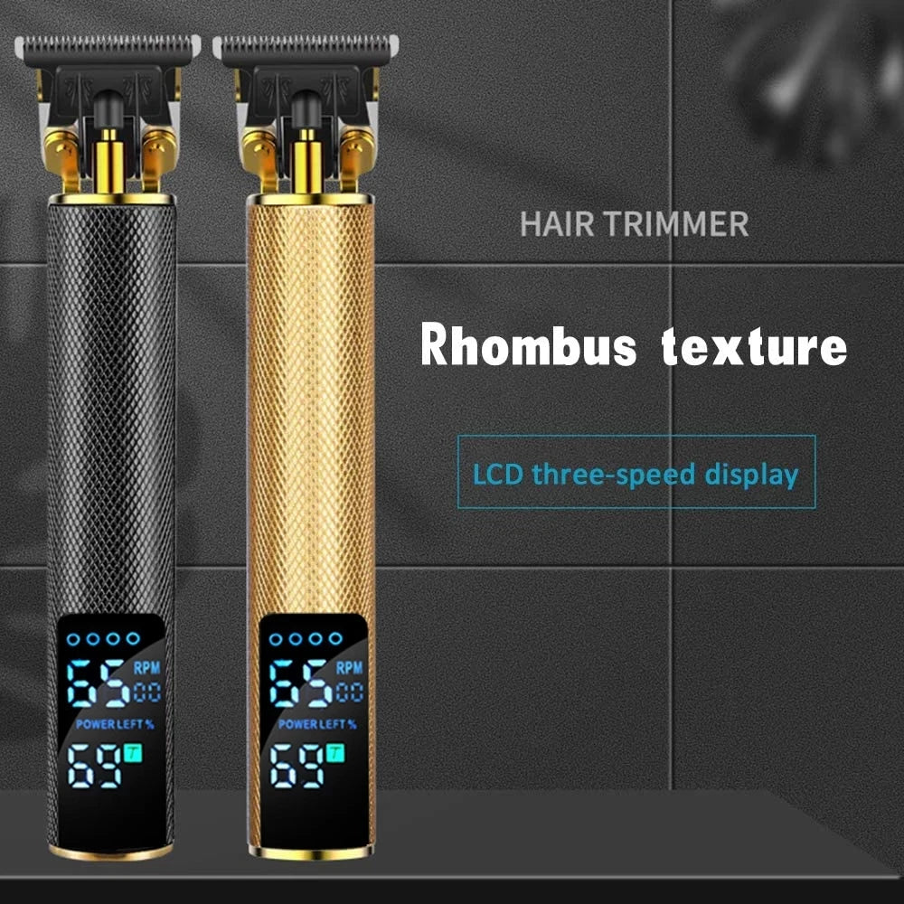 2023 T9 Hair Trimmer Barber Hair Clipper Cordless Hair Cutting Machine Beard Trimmer Shaving Machine Electric Razor Men Shaver
