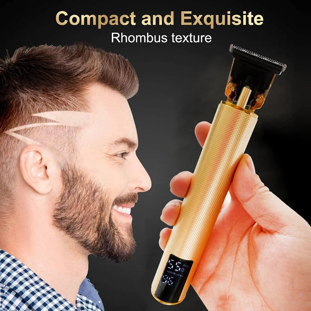 2023 T9 Hair Trimmer Barber Hair Clipper Cordless Hair Cutting Machine Beard Trimmer Shaving Machine Electric Razor Men Shaver