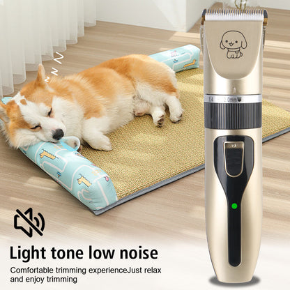 For Rabbit Dog Cat Puppy Grooming Clipper Cutter Haircut Trimmer Shaver Set Pet Hair Clipper Electric Scissors Pet Supplies