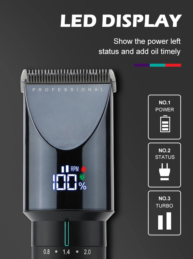 VGR Long Life Hair Trimmer Powerful Power Hair Trimmer Set for Men with Base series hair trimmer