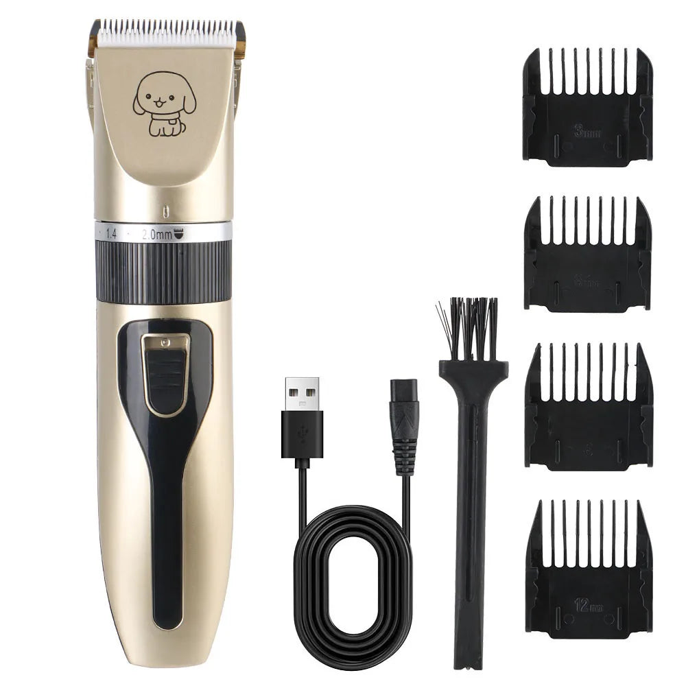 For Rabbit Dog Cat Puppy Grooming Clipper Cutter Haircut Trimmer Shaver Set Pet Hair Clipper Electric Scissors Pet Supplies
