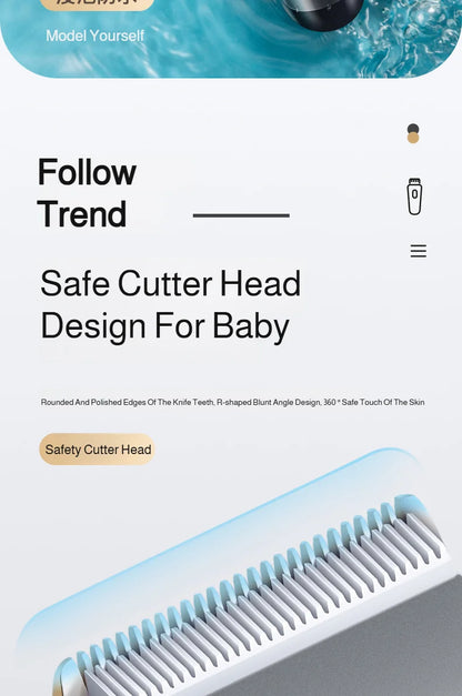 Professional Hair Clipper Set Electric Hair Trimmer with Limit Comb LED Digital Display USB Rechargeable Hair Care Tools