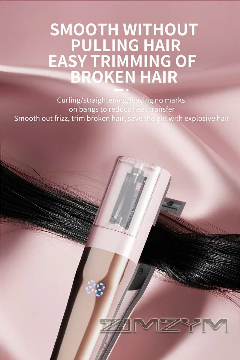 Hair Ends Trimmer Split Remover Dry Damaged Brittle Professional Automatic Trim Split for Women Cordless Hair Cutting Machine