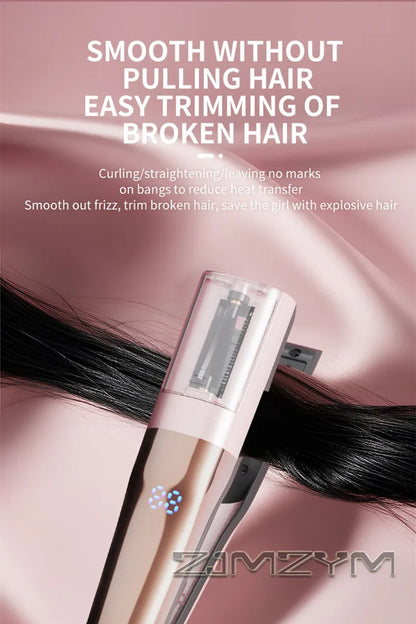 Hair Ends Trimmer Split Remover Dry Damaged Brittle Professional Automatic Trim Split for Women Cordless Hair Cutting Machine