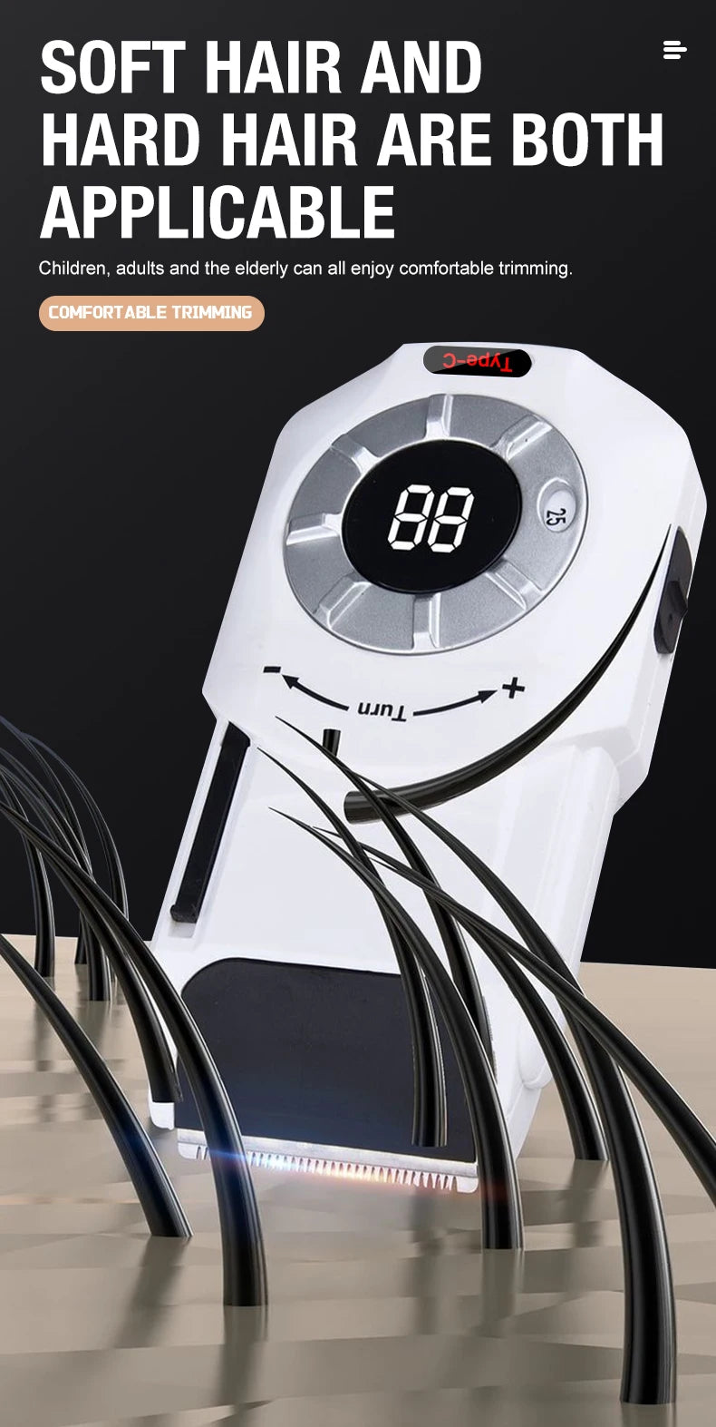 Hair clipper, electric push clipper, household, children's, adult style, electric push, electric shaver, hair salon, hair cuttin