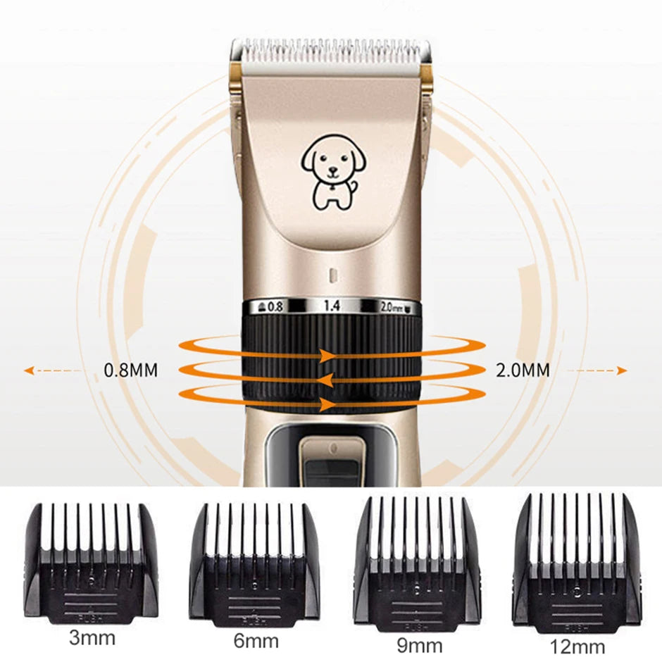 Dog Clipper Dog Hair Clippers Grooming (Pet/Cat/Dog/Rabbit) Haircut Trimmer Shaver Set PetsFader