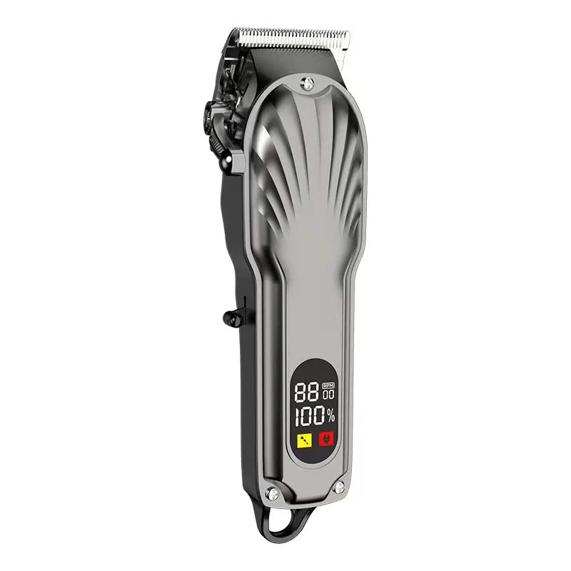 Professional Hair Clipper Shaving Machine High Power Adjustable Cordless Hair Clipper 0 Gap Trimmer Hair Cutting Machine PET