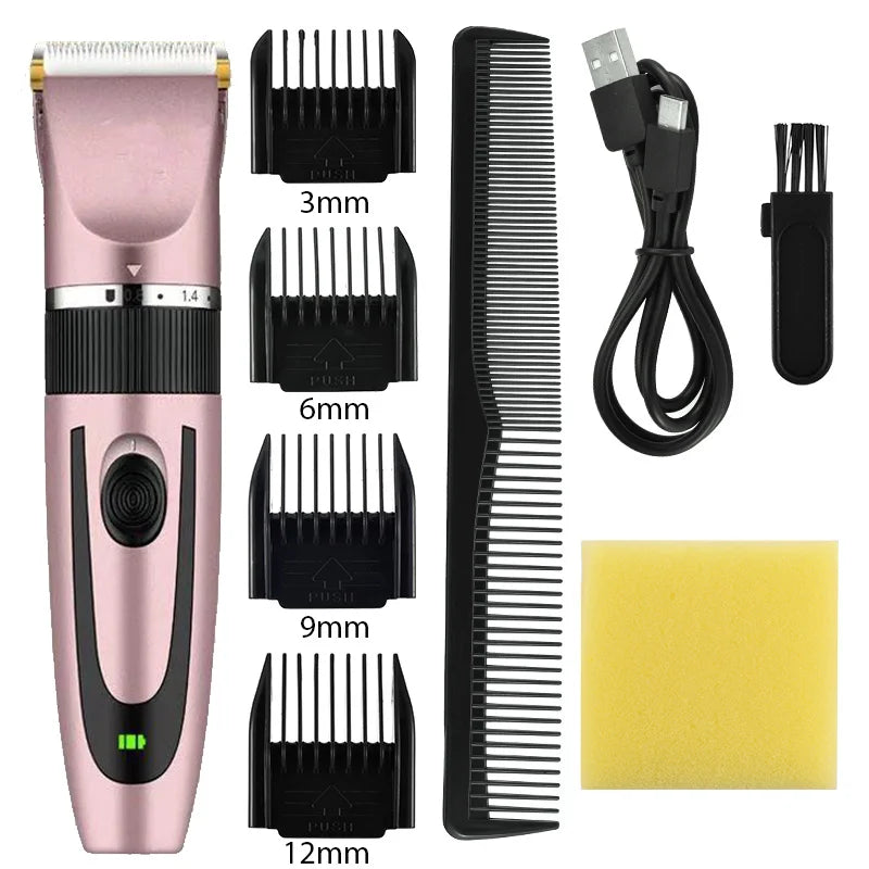 Electric Hair Trimmer Shaver Home Trimmers For Men Hair Clipper Professional Rechargeable Shavers Barber Hair Cutting Machine