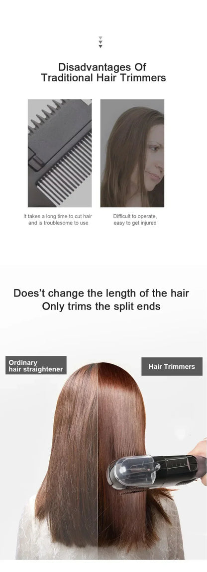 Professional Split Ends Hair Trimmer Dry Damaged Remover Automatic Trim Split Women Cordless Hair Cutting Machine Hair Clipper